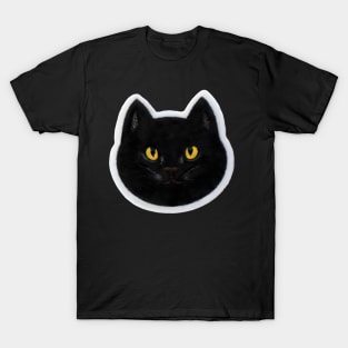 Black cat T-Shirt